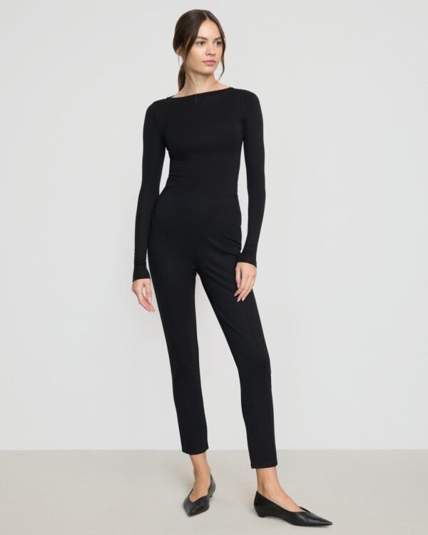 Bea Slim-Leg Ponte Stretch Pant - Image 4